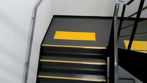 Tsukasa'_s Public Outdoor Exposure on the Emergency Staircase