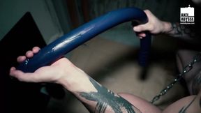 Restrained Yoshi Kawasaki Obeys Master Using Dildo In His Ass