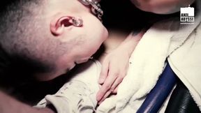 Restrained Yoshi Kawasaki Obeys Master Using Dildo In His Ass
