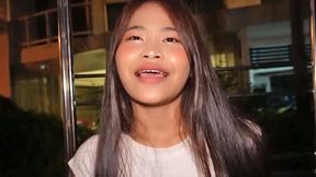 ”Adorable Thai teen amateur picked up by two horny white guys”