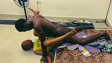 Intense African deep strokes