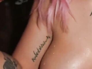 Dayana is very lewd, but the dude at the club takes care of her with a great fuck - Cum in Face - AI-generated content