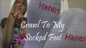 CRAWL TO SWEATY SOCKED FEET wmv