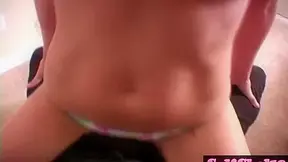 Allie CheerDance with big boobs rubbing dick