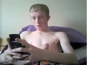 Blond Teen Wanker Boy