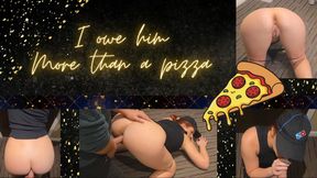 I dropped his pizza, so he fucks me!