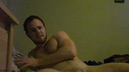 Reed Cums All over His Abs