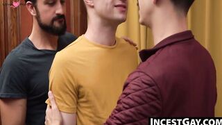 IncestGay.com - Two chunky adults give Maxx Monroe a rough ass time