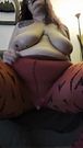 BBW MILF gets alone time and squirts hard in her stockings