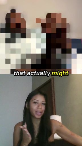 Slim couple shares a steamy moment