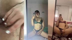 corridas y pajas de rubia influencer