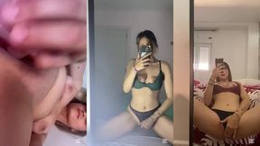 corridas y pajas de rubia influencer