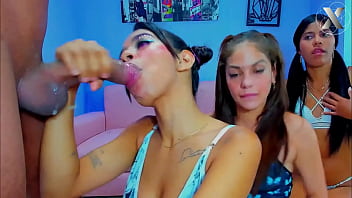 Massive throat destruction in wild orgy with desperate whores