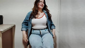 Cute Chubby Girl Masturbates and Squirts