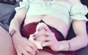 Teasing and playing with my pocket pussy