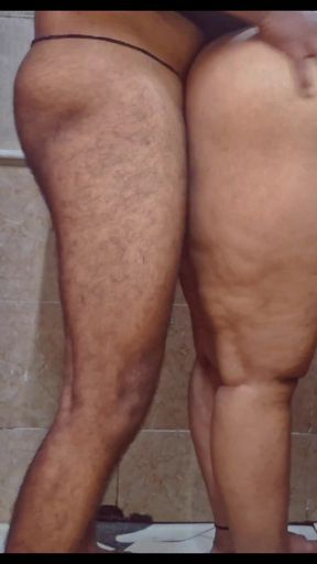 Indian Stepsister caught stepbrother in bathroom with big dick   Clip 2