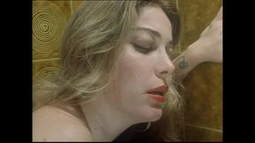 Young Slut with Hairy Pussy and Moana Pozzi Fucked and Cummed in Mouth by Huge Vintage Cock