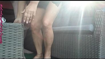 MILF am Morgen... ** Outdoor Vorspiel **
