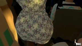 Ms. Jiggles' Unexpected Adventure on a Crowded Bus After a Day Out