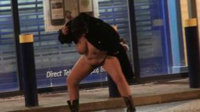 ”Fatty Flashing her Goodies Everywhere”