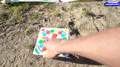 Twister Strip Game: Double Blowjob Challenge in the Forest - YouTube Show