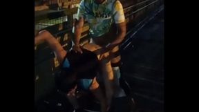 Threesome On The Road: Hot PublicGay Sex Adventure