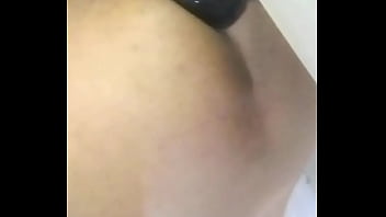 Latin ladyboy fat ass big dildo