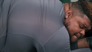 Men: Biggest Bulge on Gray Sweats