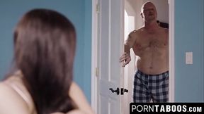 PornTaboos.com - Naughty stepdaughter Jojo Kiss gives a sloppy BJ then rides her stepdad