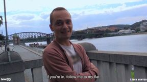 Twinkpop - Dusan was shy but it didn’t take long before he got a huge boner
