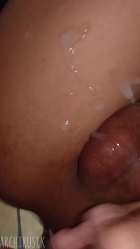 Young master cum from big cocks from a narrow hole !