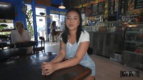 ”Waitress screwed deep in her workplace! - Ameena Greene”