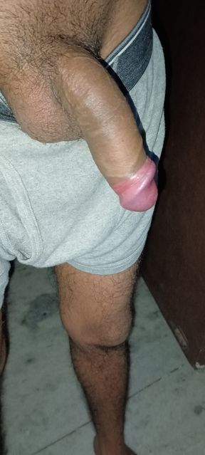 Indian guy cuming in morning