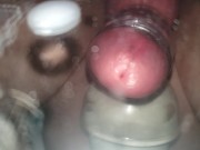 Cute Tgirl Cumming From Hitachi Vibe