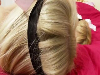 Lesbian Glam Scene 4 Busty Golden-haired Lesbian Chloe Conrad & Cindy Behr Enjoy Fetish Sex Together