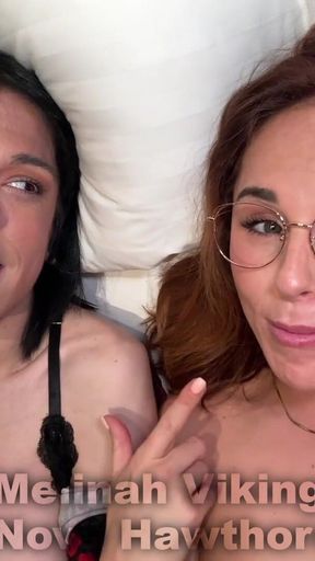 Nova Hawthorne & Melinah Viking - My Titty, Your Titty!