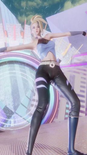MMD  Aespa - Drama - Akali Sexy Kpop Dance League of Legends Hentai Uncensored 4K 60FPS   Clip 1