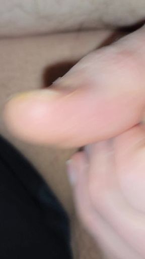 Dressed up Cock Getting Stroked