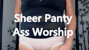 Sheer Panty Ass Worship HD (MP4)