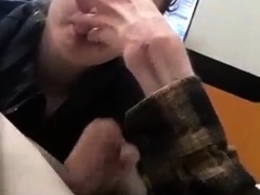 lost video of Cole sucking my hands while I jerk