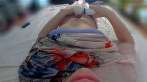 [FPOV] 18-Year-Old Trans Woman Reaches Climax with Her Magic Wand