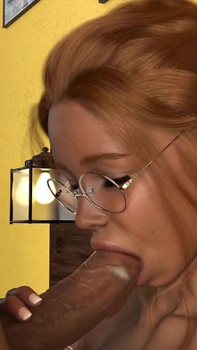 Angel's Love: Futa with Very Big Thicc Cock Deepthroats and Fucks Hard Innocent Cute Girl - Episode 3