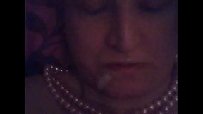 DANIELLE PLANT ENJOYS HER FAVORITE DESSERT.