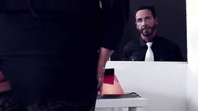 ”Techno Assistant Jacky Pumped right in the Muff”