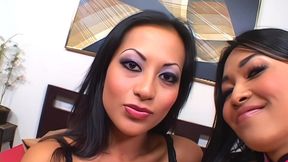 bisexual asian lovers, gianna lynn and mika tan are busy removing each other s panties,...