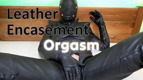 Leather Encasement Orgasm and Squirt