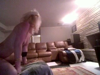 Busty stunning all naked messy haired blonde wife of my buddy was fucked doggy