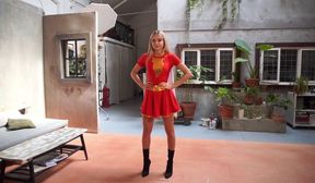 Superheroine Fight tks supergirl vs powergirl