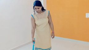 Desi girl's form fucked by the owner in desi style