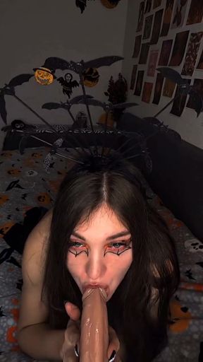 Slim trans woman shows off her body in a sultry solo striptease
